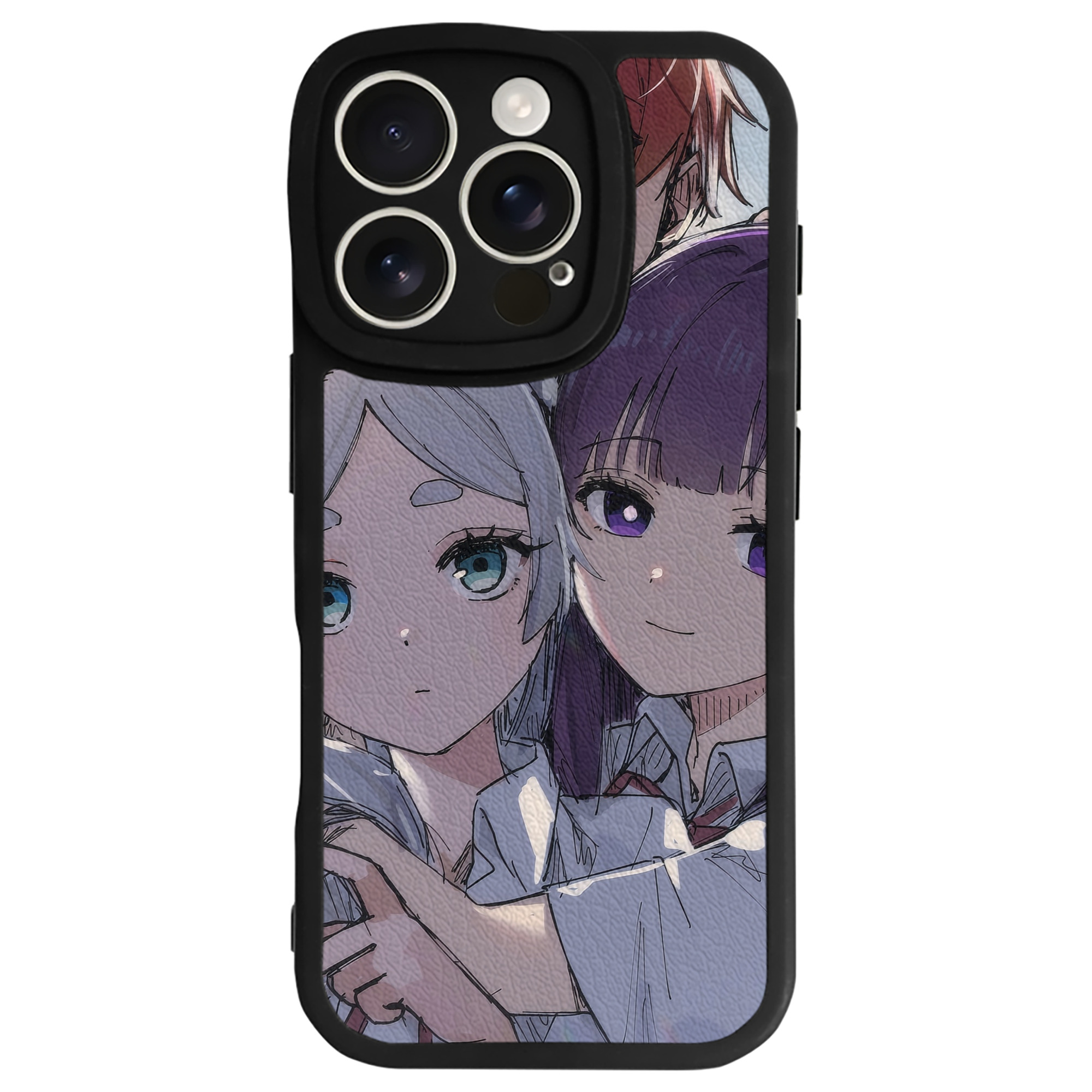 （画像用） 葬送のフリーレン Frieren 【iPhone 16シリーズ対応】シリコンスマホケース（レザー調） 材質：シリコン
